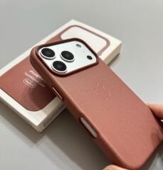 iPhone TechWoven Deri MagSafe Kılıf - Sienna