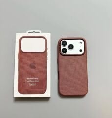iPhone TechWoven Deri MagSafe Kılıf - Sienna