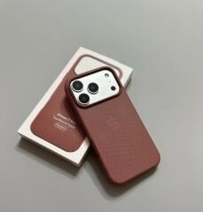iPhone TechWoven Deri MagSafe Kılıf - Sienna