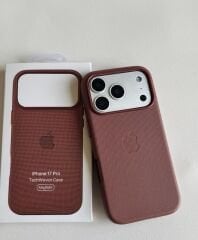 iPhone TechWoven Deri MagSafe Kılıf - Sienna