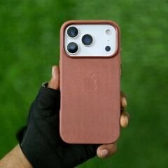 iPhone TechWoven Deri MagSafe Kılıf - Sienna