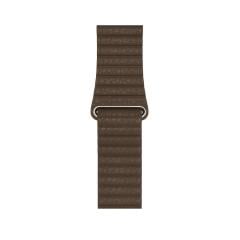 Apple Watch Deri Loop Kordon - Koyu Kahve
