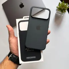 iPhone MagSafe Özellikli Silicon Kılıf - Siyah