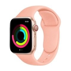 Apple Watch Silicon Kordon - Soft Pembe