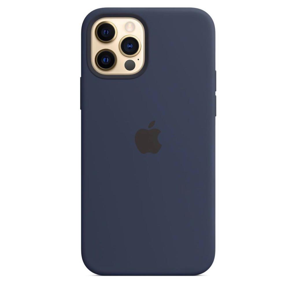 iPhone MagSafe Özellikli Silicon Kılıf - Gece Mavi