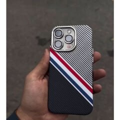 iPhone Fiber Carbon Kılıf - Fransız Çizgisi