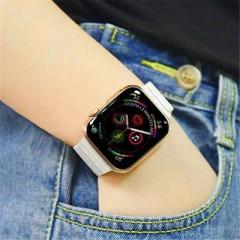 Apple Watch Deri Loop Kordon - Beyaz