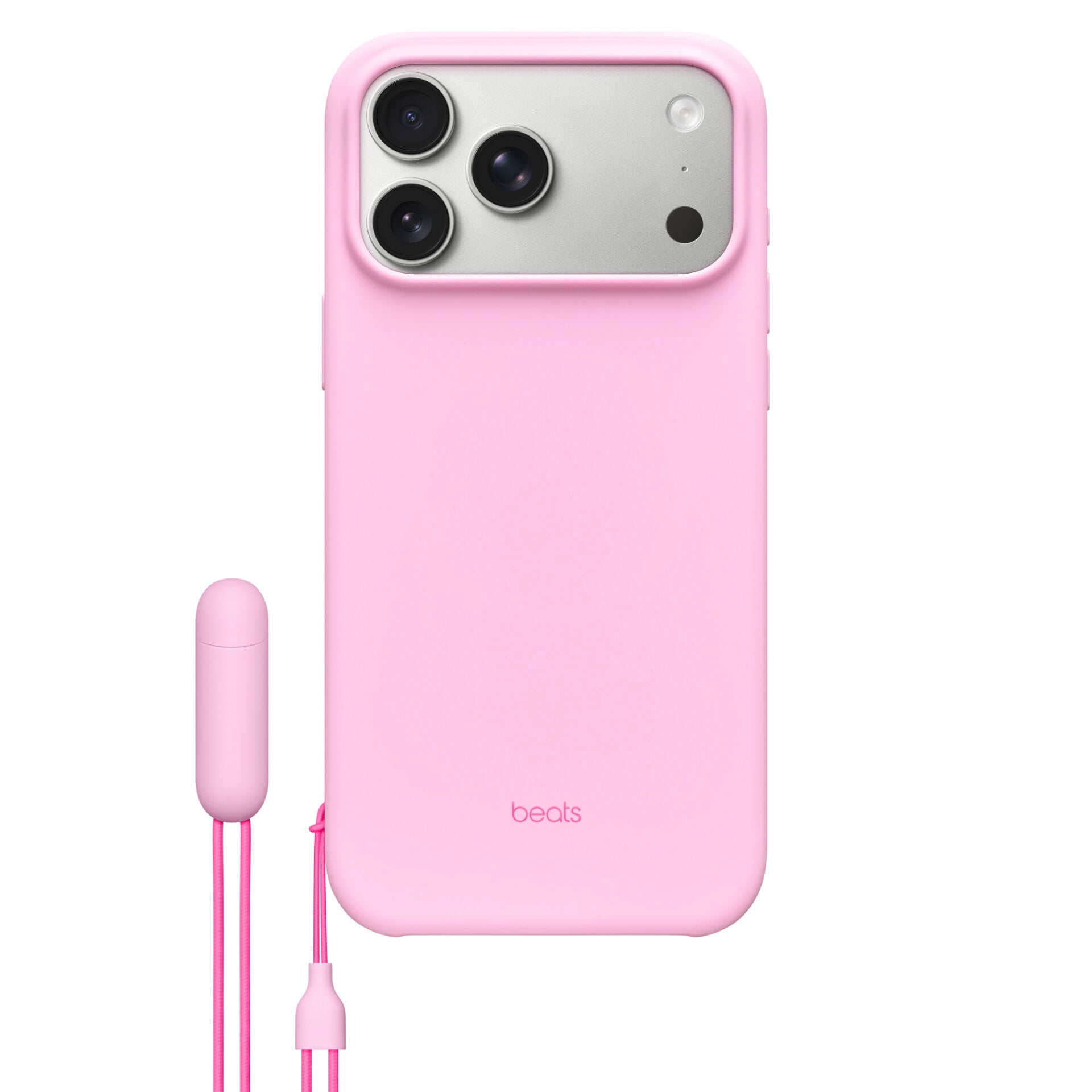 iPhone Beats Kickstand Kılıf - Çakıl Pembesi