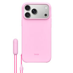 iPhone Beats Kickstand Kılıf - Çakıl Pembesi