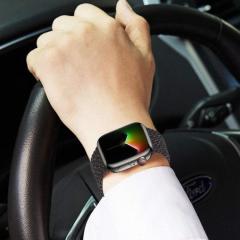 Apple Watch Solo Loop Örgü - Black Unity