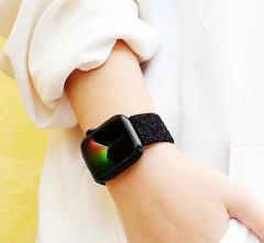 Apple Watch Solo Loop Örgü - Black Unity