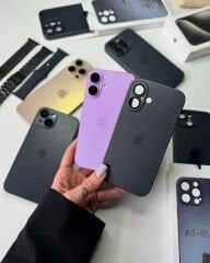 iPhone A-G Glass Case - Graphite Black