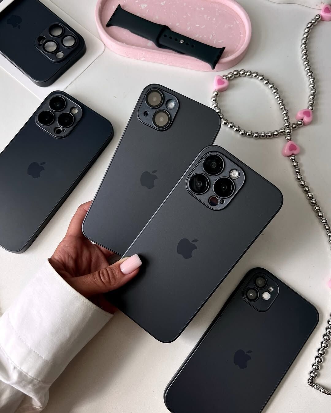 iPhone A-G Glass Case - Graphite Black