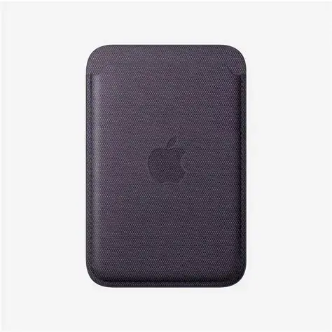 iPhone MagSafe TechWoven Cüzdan - Mor