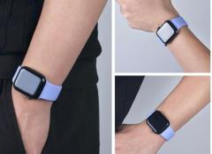 Apple Watch Silicon Kordon - Lila