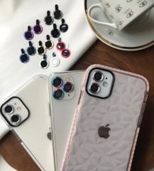 iPhone Renkli Lens Koruyucu - Titanyum