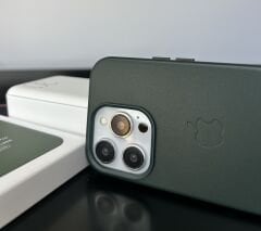 Apple MagSafe Özellikli Deri Kılıf - Sekoya Yeşili