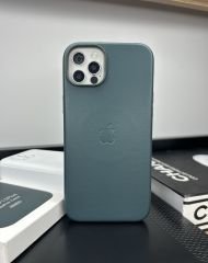 Apple MagSafe Özellikli Deri Kılıf - Sekoya Yeşili