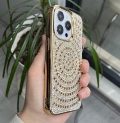 Lüx Taşlı Silicon Kılıf - Gold