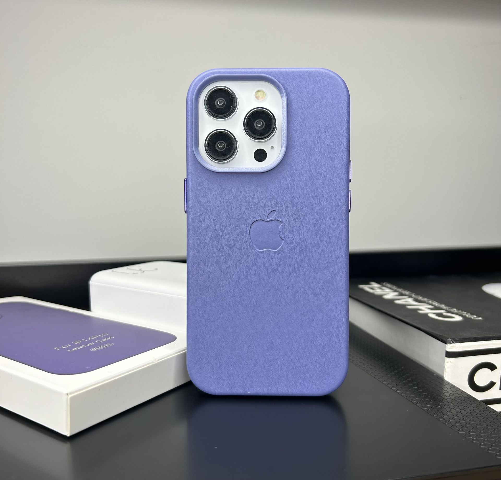 Apple MagSafe Özellikli Deri Kılıf - Morsalkım