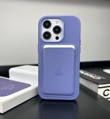 Apple MagSafe Özellikli Deri Kılıf - Morsalkım