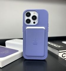 Apple MagSafe Özellikli Deri Kılıf - Morsalkım
