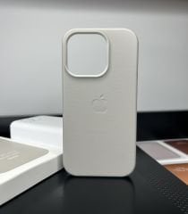 Apple MagSafe Özellikli Deri Kılıf - Titanyum