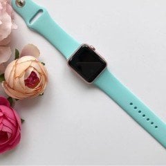 Apple Watch Silicon Kordon - Su Yeşili