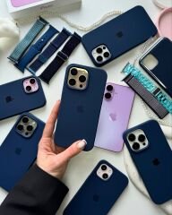 iPhone Lansman Kılıf - Gece Mavi