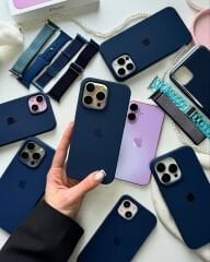 iPhone Lansman Kılıf - Gece Mavi