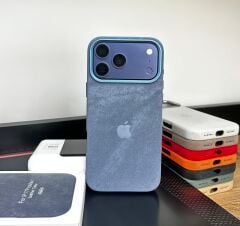 iPhone Kadife MagSafe Kılıf - Lavander Grey
