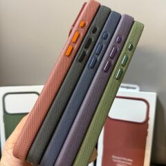 iPhone TechWoven Deri MagSafe Kılıf - Yeşil