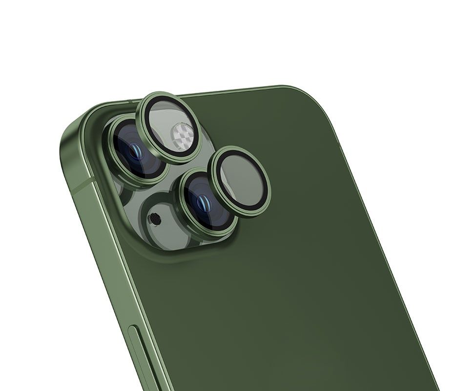 iPhone Renkli Lens Koruyucu - Yeşil