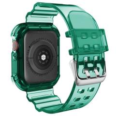 Apple Watch Transparent Kordon - Yeşil