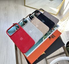 iPhone Kadife MagSafe Kılıf - Siyah