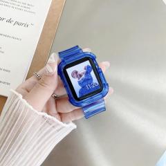 Apple Watch Transparent Kordon - Mavi