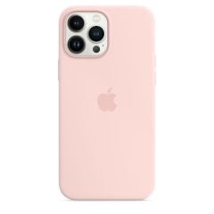 iPhone MagSafe Özellikli Silicon Kılıf - Puslu Pembe
