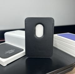 Apple MagSafe Özellikli Deri Cüzdan - Siyah