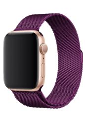 Apple Watch Milano Loop Kordon - Derin Mor