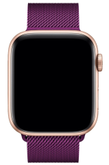 Apple Watch Milano Loop Kordon - Derin Mor