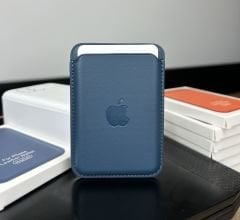 Apple MagSafe Özellikli Deri Cüzdan - Baltık Mavi