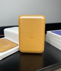 Apple MagSafe Özellikli Deri Cüzdan - Kaliforniya Turuncusu
