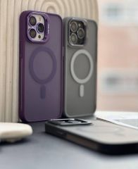 Casepro Lensli Standlı Kılıf - Derin Mor