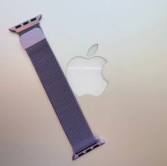 Apple Watch Milano Loop Kordon - Lila