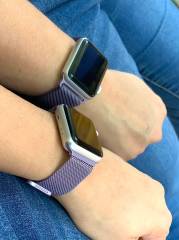 Apple Watch Milano Loop Kordon - Lila