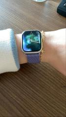 Apple Watch Milano Loop Kordon - Lila