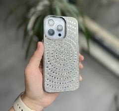 Lüx Taşlı Silicon Kılıf - Gümüş