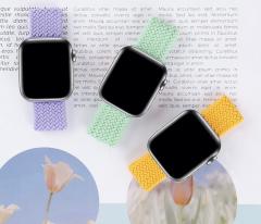 Apple Watch Solo Loop Örgü - Turuncu Mısır