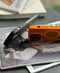 Casepro Lensli Standlı Kılıf - Turuncu