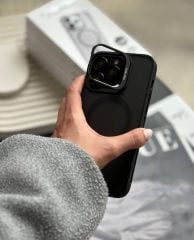 Casepro Lensli Standlı Kılıf - Siyah
